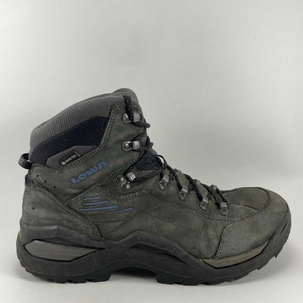 LOWA Renegade Evo GTX Hiking Boots Mens Size 10.5 Gray Gore-Tex Vibram